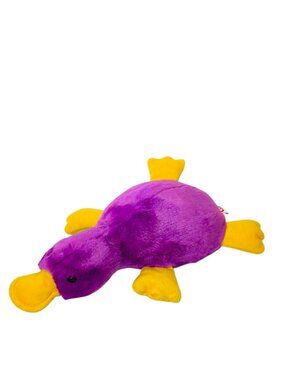1998 TY Beanie Purple Patti Duck Platypus Plush Stuffed BeanBag Toy 13"